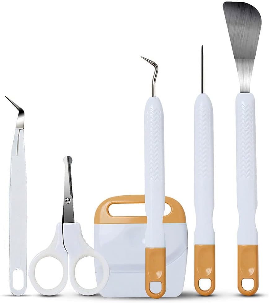 XDSRFVW 6pcs Weeding Kits Craft Vinyl Tools Set Precision Kit for Silhouette
