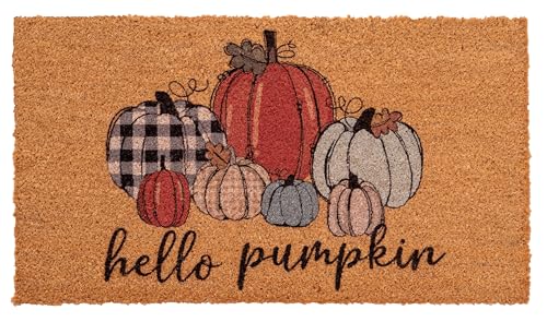 Woiqeuwr Fall Thanksgiving Welcome Door Mat Pumpkin Doormats Coir Mats