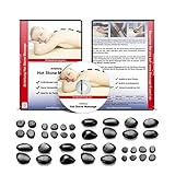 20 Hot Stones in Therapeutenqualität