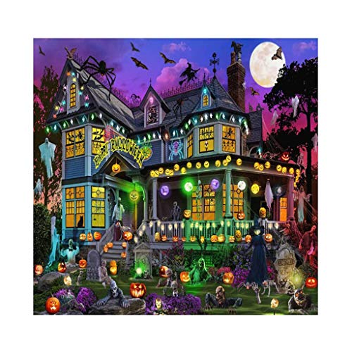 1000 Piece Puzzle for Adults Kids Halloween Christmas Santa Claus Dog Pumpkin Lantern Dinosaur Jigsaw Puzzles 29.5x19.29inch - Thumbnail 3