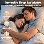 Ear plugs for Sleeping,Noise Cancelling Silicone Earplugs,45 dB,Soft and Reusable,Hearing Protection with 8 Earpieces in 4 Sizes(XS/S/M/L),Carrying bag,for Sleeping,Concert,Working,Studying,Travelling - Image 5