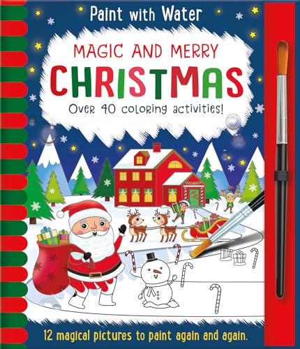 Magic and Merry - Christmas: Reusable, Mess-Free Activity Book for Kids Ages 3+ (Paint with Water) image 4