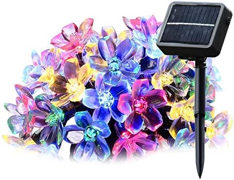 Salcar 10m Solarleuchten Garten Hängend Lampions Lichterkette Solar Außen, Wasserdicht, 40