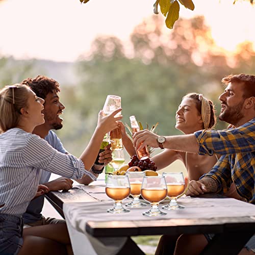 Qunclay 12 Pieces 3.5 Oz Shot Glass Cute Brandy Snifter Cognac Bourbon Liquor Tequila Glasses Clear Small Sherry Whiskey Tasting Glasses For Martini Wine Drinking Liquor Beer Cup thumb #5