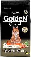 Golden Ração para Gatos Adultos Castrados Sabor Salmão - 10,1kg Premier Pet Adulto