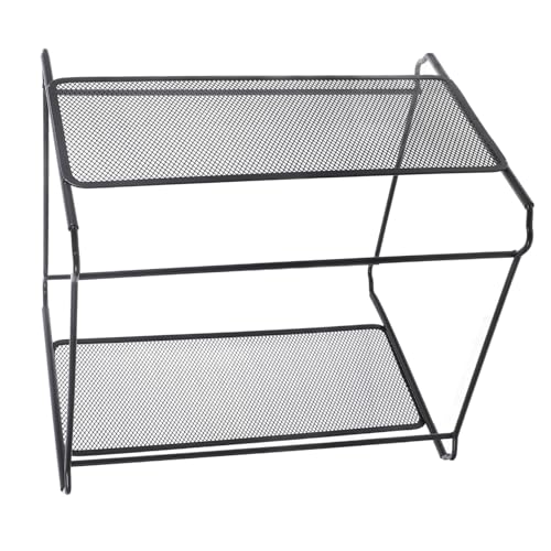 Artibetter Mesh File Organizer for Desktop File Rack Multi-Functional Document Holder Stylish Design for Office Home Classroom and Library Use
