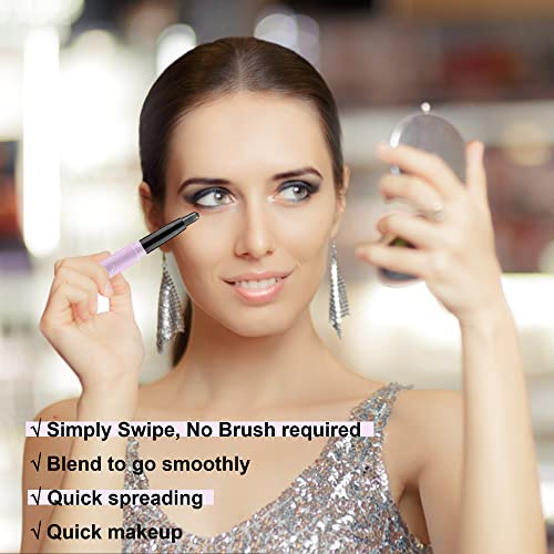 Ccbeauty Eyeshadow Stick Set, Eye Shadow Eyeliner Pencil Professional Makeup Eye Pencil Long Lasting Waterproof Matte Glitter Pearlescent Eyeshadow Makeup Gift For Women,Matte Smoky Black #TOP4