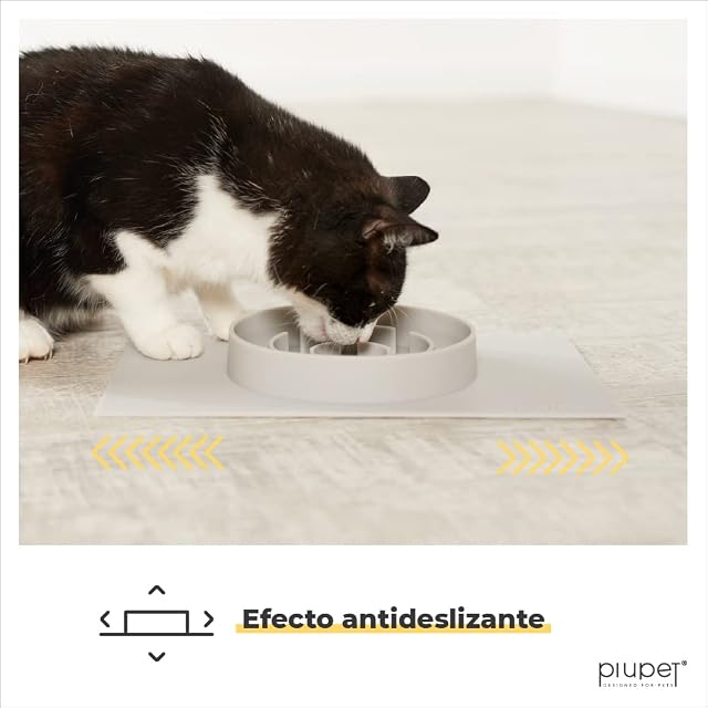 Foto 5 de 6 de PiuPet Comedero Antivoracidad para Perro y Gato, 300ml, Alimentador Lento