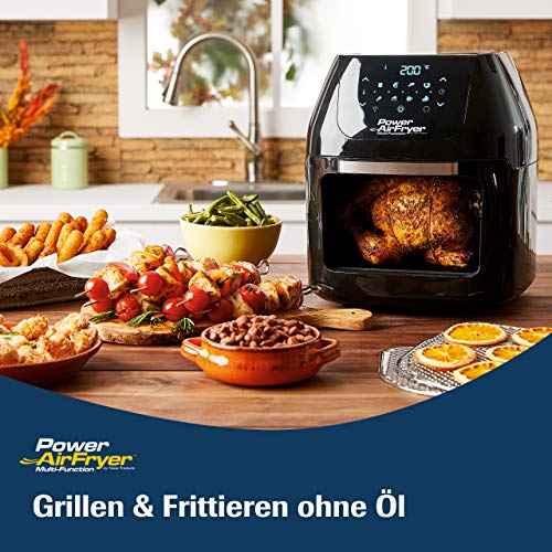 PowerXL Air Fryer Multi-Function – Heißluft-Fritteuse zum Frittieren ohne Öl – 6-in-1 auch als Dörrautomat, zum Grillen… – Bild 3