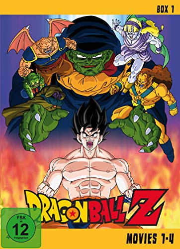 Películas de Dragonball Z en DVD, pack de importación alemana con los títulos 1 al 4 3