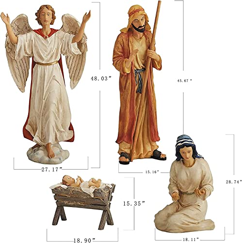 Complete 12Pc Outdoor Nativity Set 51 Inch Tall thumb #6