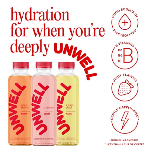 Image of Unwell Hydration Electrolyte Drink, Orange Hibiscus, 12 Pack