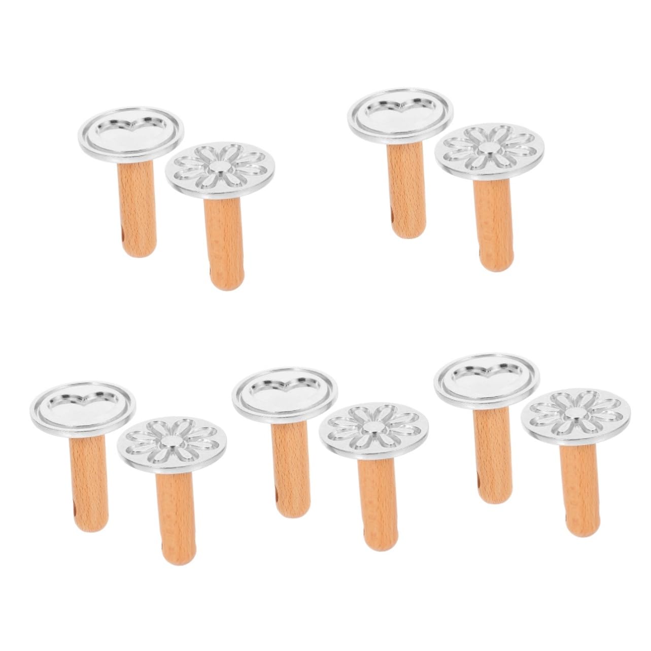 MAGICLULU 10 Moldes De Galletas Para Hornear Moldes Reutilizables Para Galletas Accesorios Para Hornear Moldes Para Dulces Sellos De Galletas Cortadores De Galletas Suministros Para