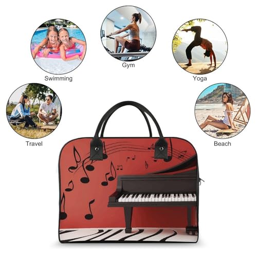 Maletín ligero para portátil con diseño Music Note miniatura 4