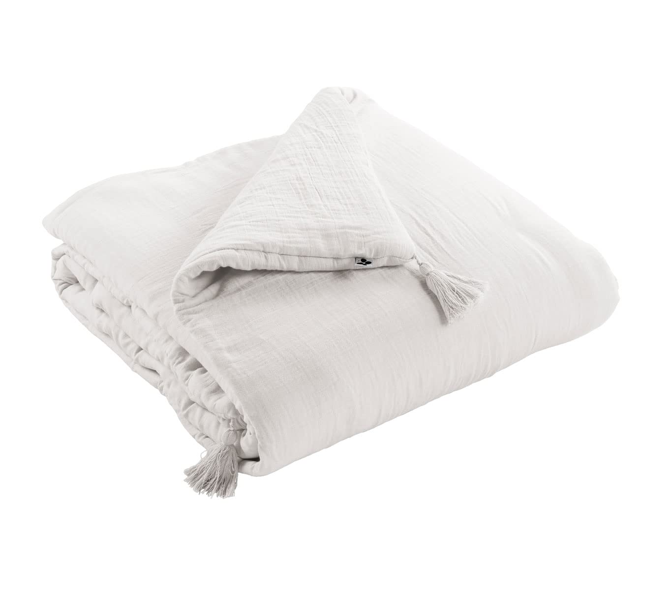 Edredon Coperta - Cotone 150 x 150 cm, colore: Bianco