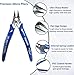 YEGEOOE Flush Wire Cutters, 10PACK Flush Cut Pliers, Side Cutters, Diagonal Side Cutting pliers, Wire Snips, Nippers, Small Wire Cutters for jewelry making crafts