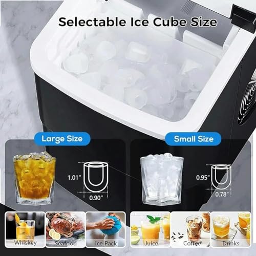 Máquina portátil para hacer hielo de mostrador miniatura 5