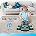 CAHAYA Electronic Drum Pad Set: Dual Speakers Portable 9-pads Electric Practice Drum MIDI Gam Great Gift for Music Beginners
