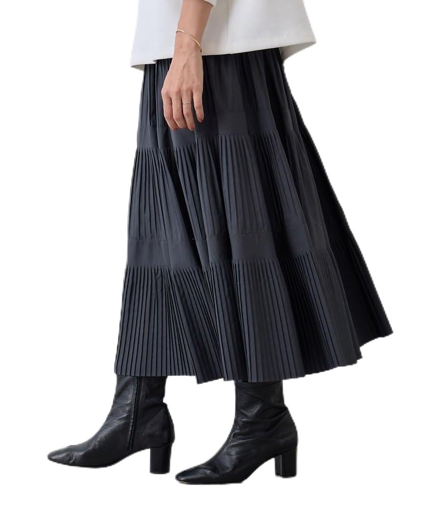Amazon.co.jp: [BEARDSLEY] [ビアズリー] プリーツティアードスカート