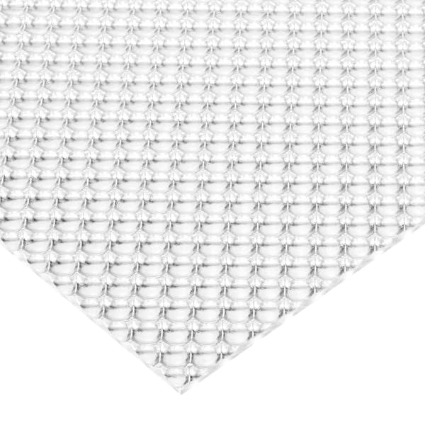 USA SEALING ZUSA-LDP-31A Prismatic Pattern Acrylic Lighting Panels, 3/32" Thickness, 24" Width, 48" Length, Pack Quantity: 2