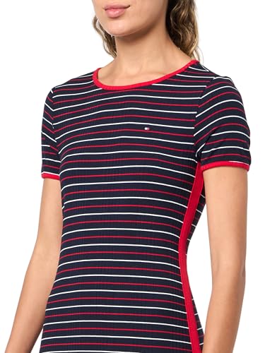 Image of Tommy Hilfiger Womens Short Sleeve Soft Everyday Sport Dress