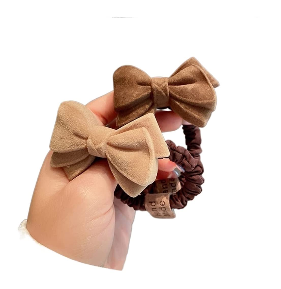 Feste Elastici Capelli Peluche Fiocco Velluto Di Cavallo Corda Per Capelli Per La Testa Anello Ragazza Accessori Per Decorazione Eleganti