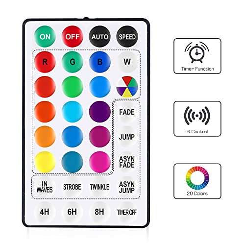 Weillsnow Color Changing Christmas Lights, 66Ft 200 Led Rgb String Lights With Remote & Timer, Fairy Lights For Indoor Outdoor Xmas Tree Party Wedding Christmas Decorations #TOP4