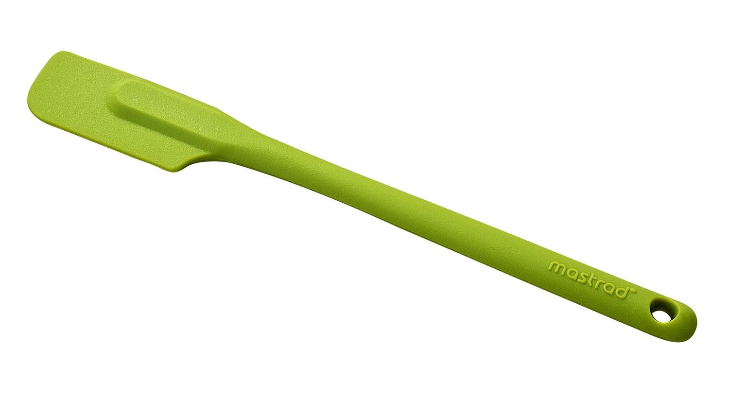 Mastrad Green Silicone Jar Scraper Spatula, Dishwasher Safe, Heat Resistant, Nonstick Cake Butter Mixer, Baking Spatula, – F10318