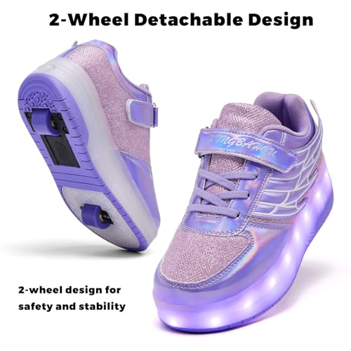 LED Roller Skate Shoes Girls Boys Kids Sneakers with Wheels2