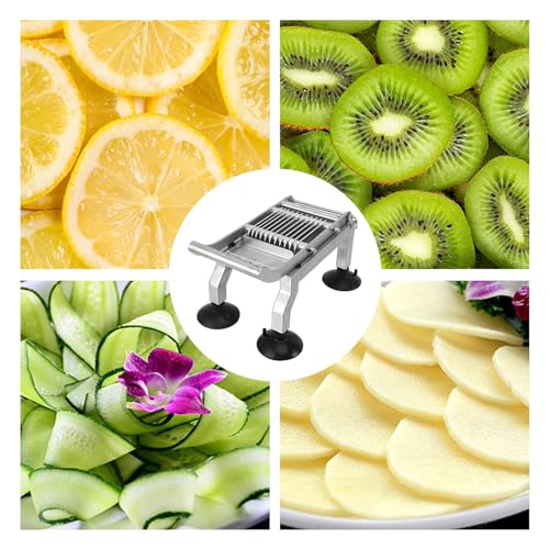 Cortadora manual comercial de vegetales con ventosas y mango largo miniatura 7