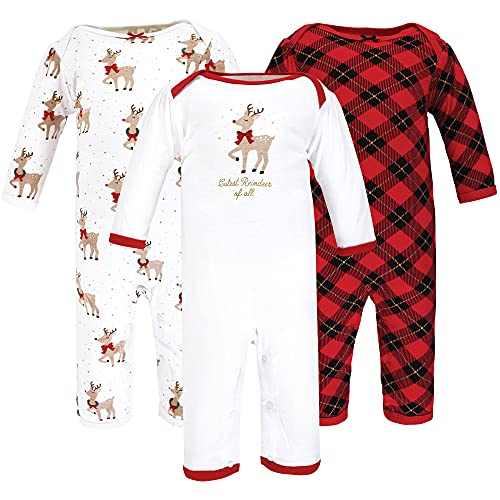 Image of Hudson Baby Baby Cotton Union Suit, 3 Pack