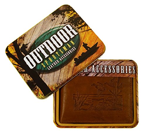 Rico Industries Lone Ducks Embossed Leather Billfold Wallet2