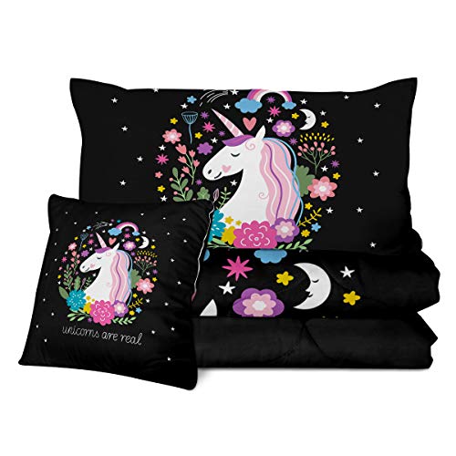 black unicorn comforter set
