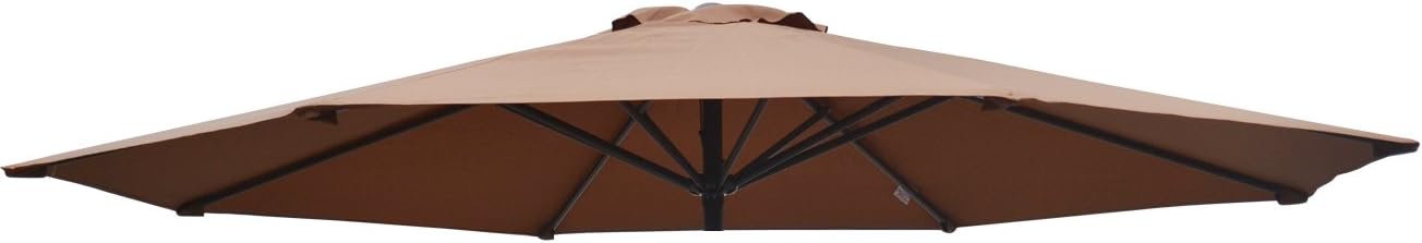 BenefitUSA Umbrella Cover Canopy 13ft 8 Rib Patio Replacement Top Outdoor-brown