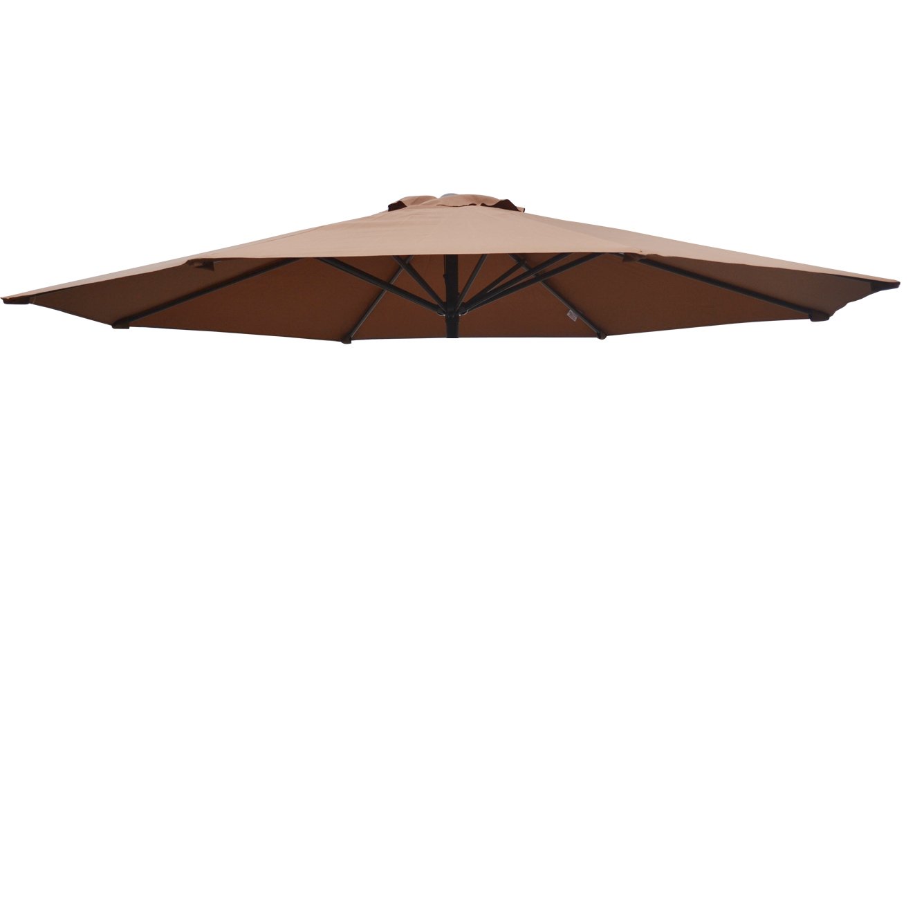 BenefitUSAUmbrella Cover Canopy 9ft 8 Rib Patio Replacement Top Outdoor-brown