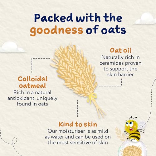 Childs Farm OatDerma Body Moisturiser, Fragrance Free, Soothing Hydration, Sensitive Skin, Emollient, Baby, Kids, 500ml - Image 5