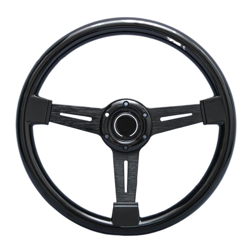 Volante da Corsa Universale,Volante Sportivo Strumenti di modifica del volante sportivo a sgancio rapido concavo da 14 pollici e 340 mm personalizzati