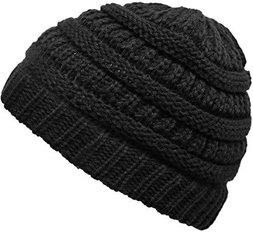 Image of Funky Junque Kids Baby Toddler Ribbed Knit Children's Winter Hat Beanie Cap