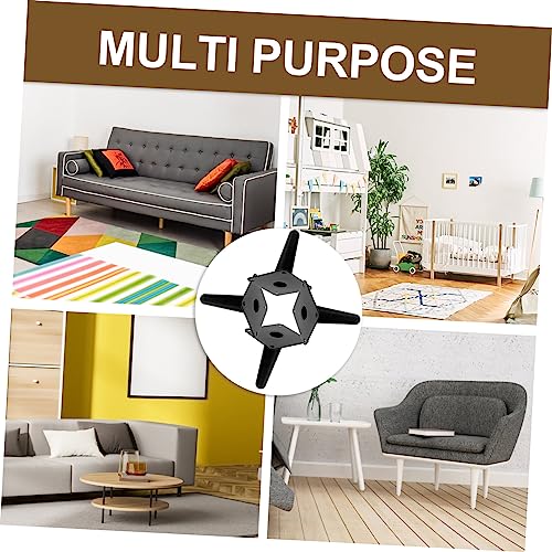 Patas de mueble de metal para elevar tu sofá y limpiar el salón con comodidad 6