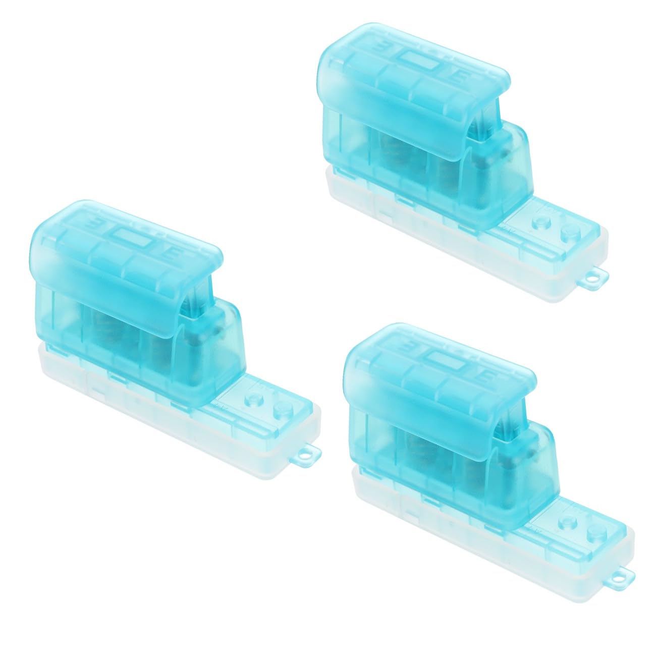 STOBOK 3pièces Perforateur à Main Transparent Outil De Perforation Manuel Pour Papier Carton Et Artisanat Matériaux De Reliure Pour Bureau Et École