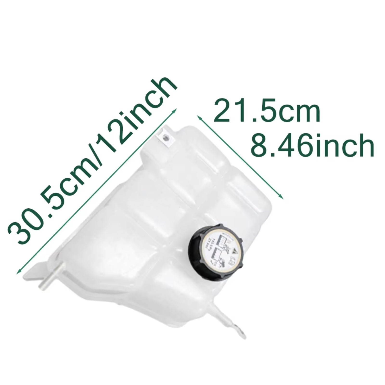 Tanque de Agua Auxiliar para Ranger 2012 2013 2014 2015 2016 2017 2018 2019 2020 AB398K089AA Tanque de expansión del radiador del refrigerante con Tapa
