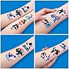 96 PCS Cute Orca Pre-Cut Temporary Tattoos for Kids | Super Cute Orca Themed Birthday Party Favors, Supplies, Decorations, Sea Ocean Animal Whale Tattoo Stickers, School Rewards & Gifts For Boys Girls #4