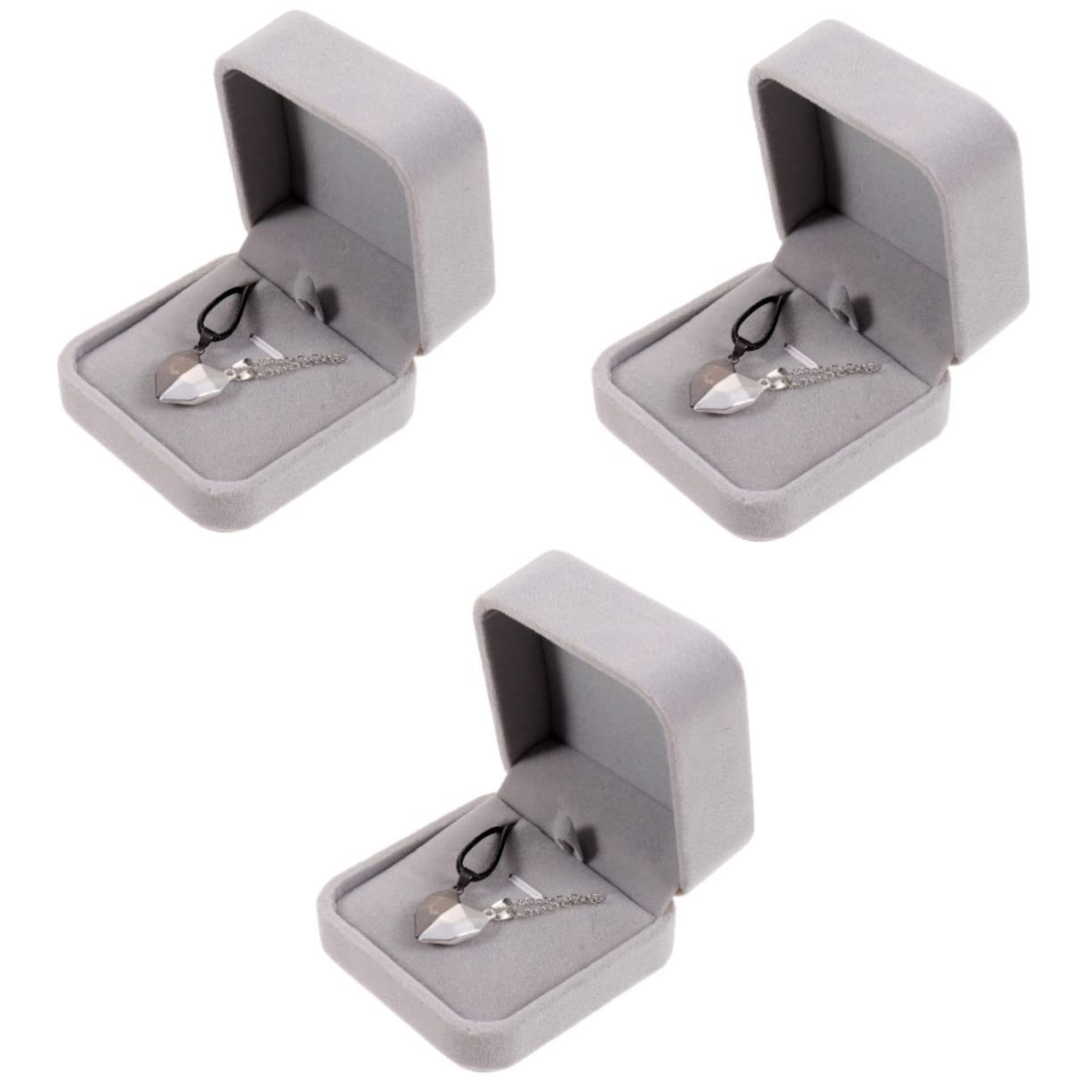 ABOOFAN 3 pairs Gifts Friends Necklaces Plush Matching Girlfriend Love Jewelry with Magnetic Boyfriend Chain Souls Pendants Romantic Clavicle Stitching Valentine's A Couples Valentines