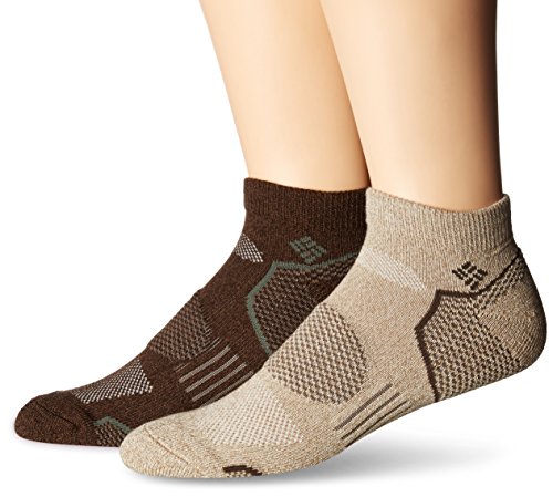 Columbia Men's Balance Point Walking Low-Cut, Khaki/Brown,6-12