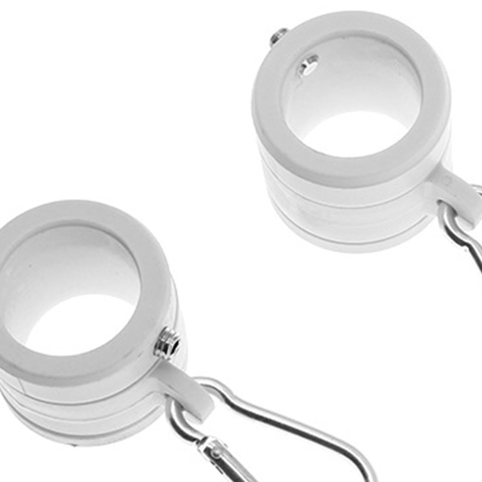 CLUB BOLLYWOOD® 2 Pieces Pole Swivel Set for 1.02-1'' Pole Pole Mounting Rings | Garden D?cor | Poles & Parts | Poles & Parts | 2 Pieces Pole Rotating Rings-image-31