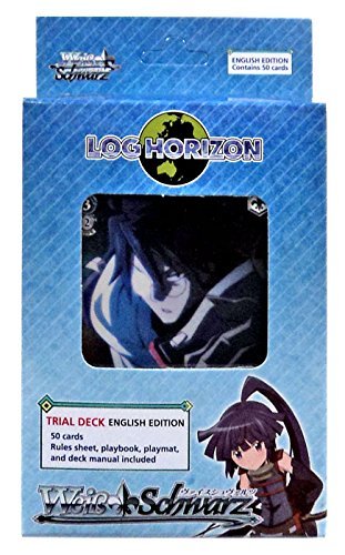 Weiss Schwarz TCG Card Game - LOG HORIZON Starter Trial Deck English Version - 50 cards