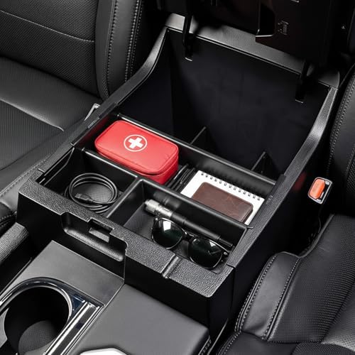 Image of Vehicle OCD - Center Console Organizer Tray for Toyota Tundra (2007-2021) / Toyota Sequoia (2008-2022) - Made in USA - SLX125