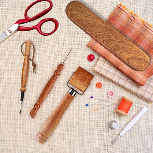 image for Savina Set 4 - Tailor Clapper/Seam Roller/Stiletto/Seam Rippers for Se