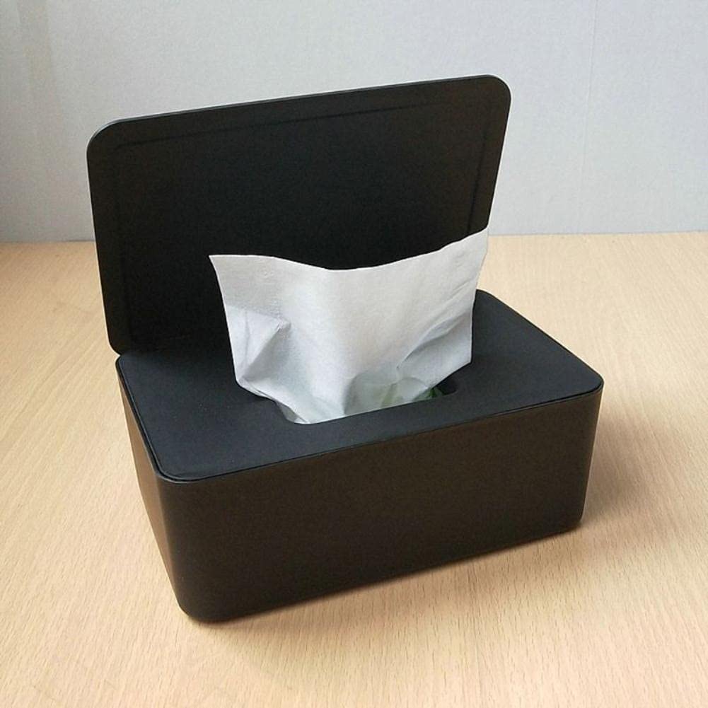 OBOYGANGNQE Wet Wipes Dispenser Holder with Lid Dustproof Tissue Storage Box for Home Office GXMA-default