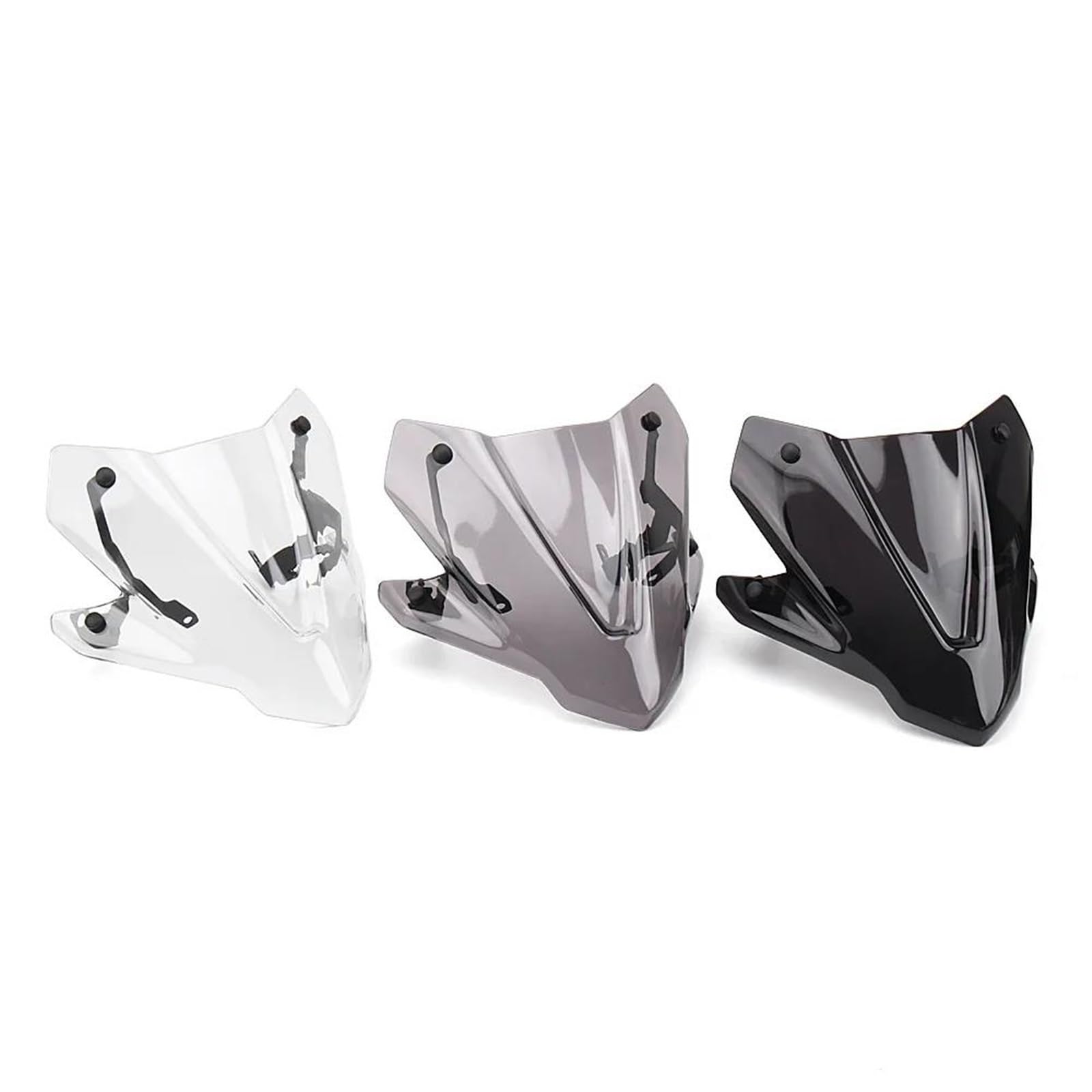 Spoiler Per Parabrezza Moto Per Per CB750 2023 Visiera Anteriore Sportiva In Plastica, Deflettori D'aria Regolabili Deflettori Antivento(Trasparente)